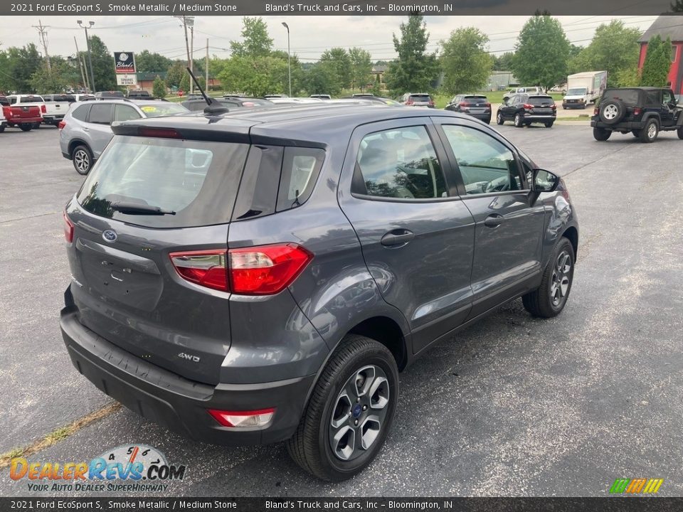 2021 Ford EcoSport S Smoke Metallic / Medium Stone Photo #7