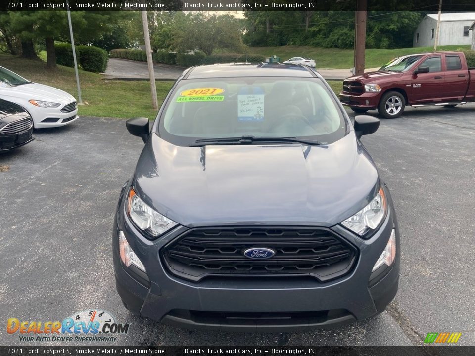 2021 Ford EcoSport S Smoke Metallic / Medium Stone Photo #9