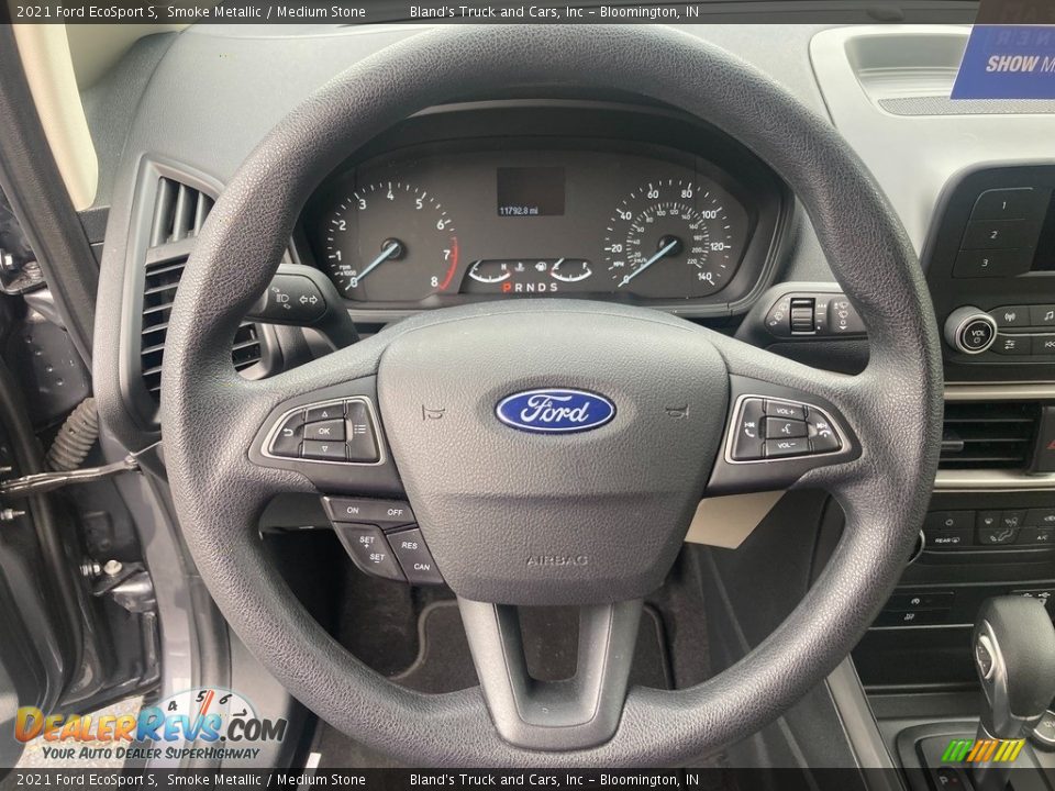 2021 Ford EcoSport S Smoke Metallic / Medium Stone Photo #16