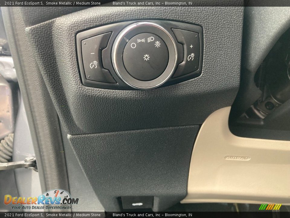 2021 Ford EcoSport S Smoke Metallic / Medium Stone Photo #22