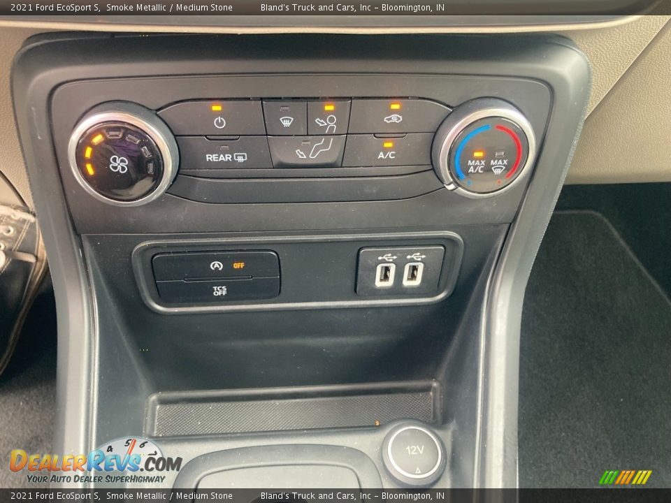 2021 Ford EcoSport S Smoke Metallic / Medium Stone Photo #27