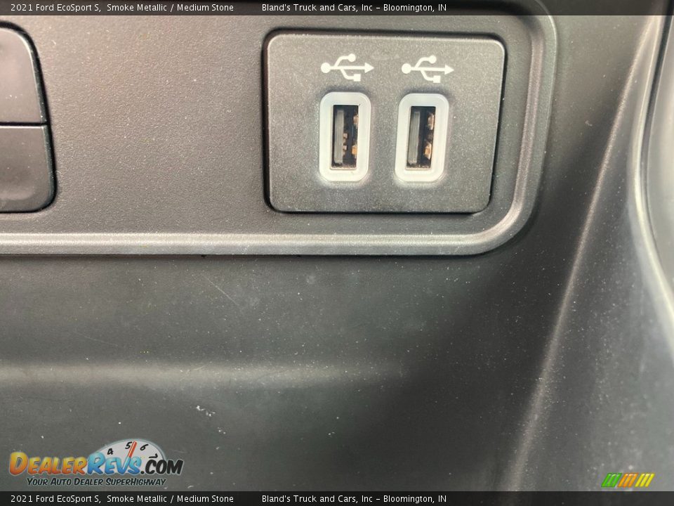 2021 Ford EcoSport S Smoke Metallic / Medium Stone Photo #28