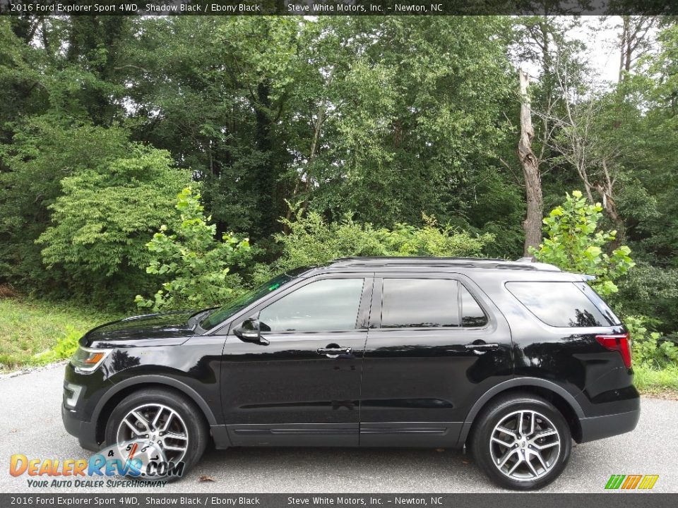 2016 Ford Explorer Sport 4WD Shadow Black / Ebony Black Photo #1