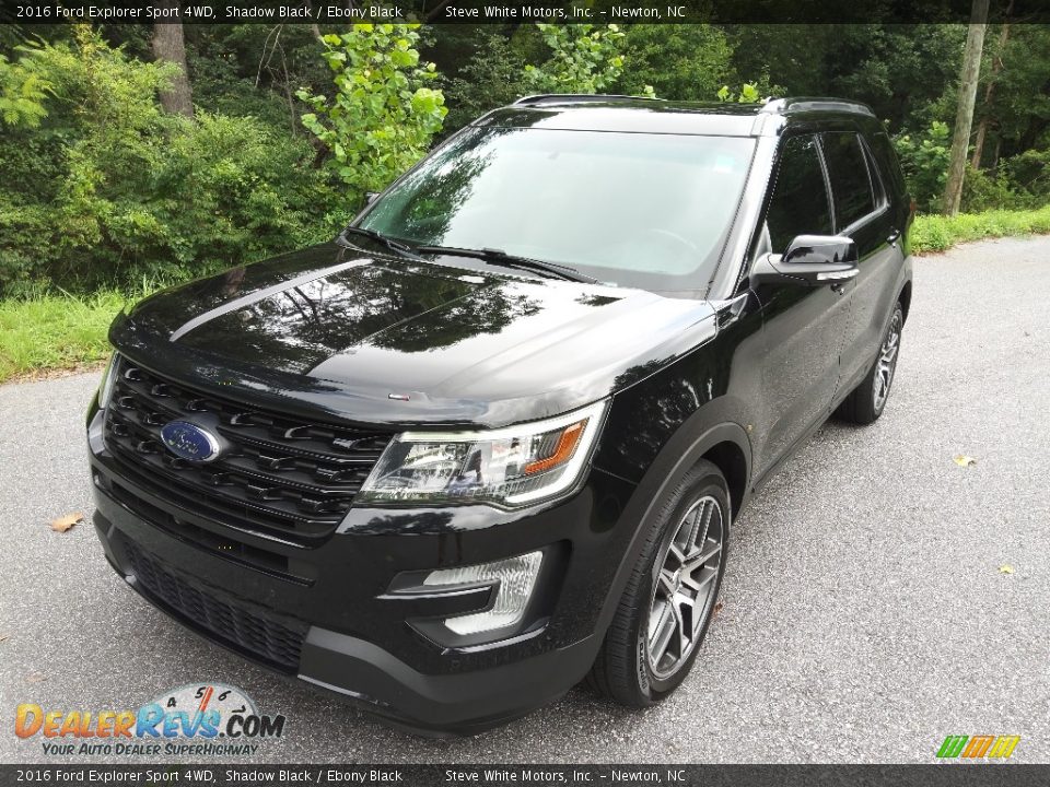 2016 Ford Explorer Sport 4WD Shadow Black / Ebony Black Photo #2