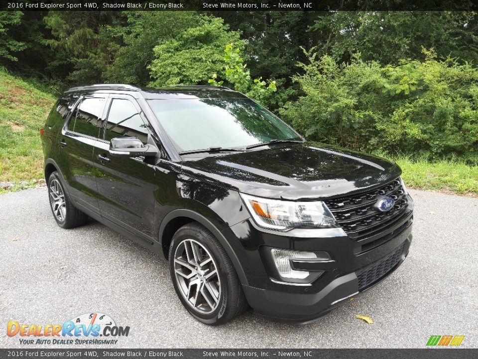 2016 Ford Explorer Sport 4WD Shadow Black / Ebony Black Photo #4