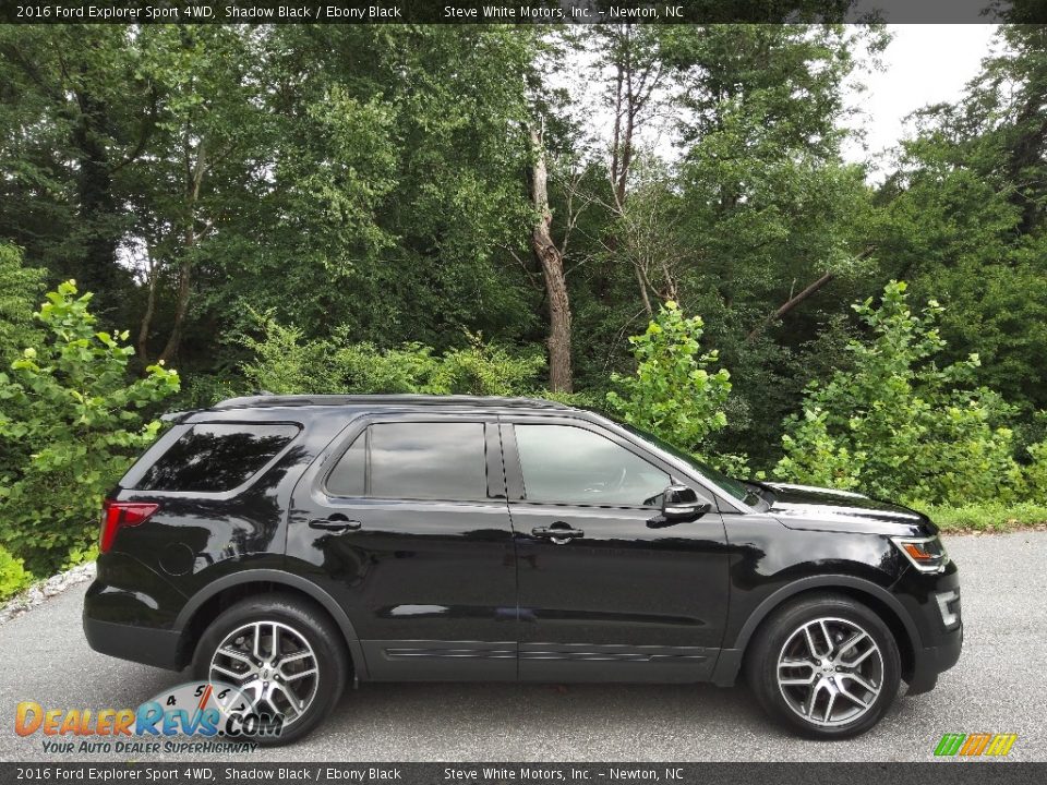 2016 Ford Explorer Sport 4WD Shadow Black / Ebony Black Photo #5