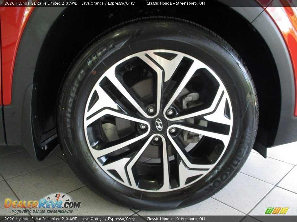 2020 Hyundai Santa Fe Limited 2.0 AWD Lava Orange / Espresso/Gray Photo #5