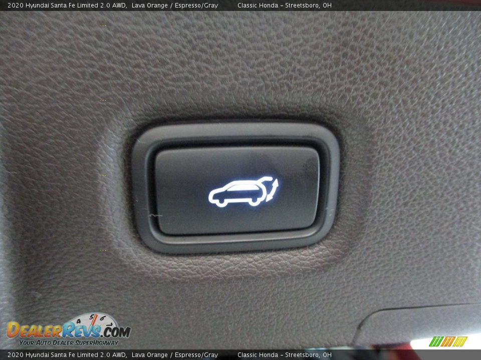 2020 Hyundai Santa Fe Limited 2.0 AWD Lava Orange / Espresso/Gray Photo #14
