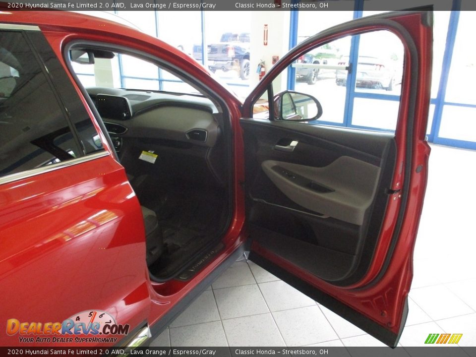 2020 Hyundai Santa Fe Limited 2.0 AWD Lava Orange / Espresso/Gray Photo #16