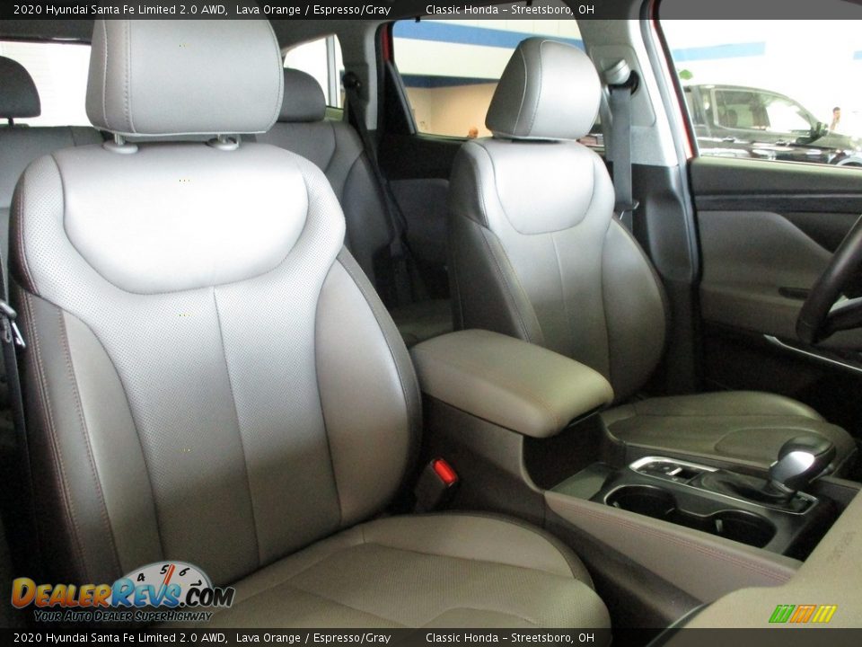 2020 Hyundai Santa Fe Limited 2.0 AWD Lava Orange / Espresso/Gray Photo #18