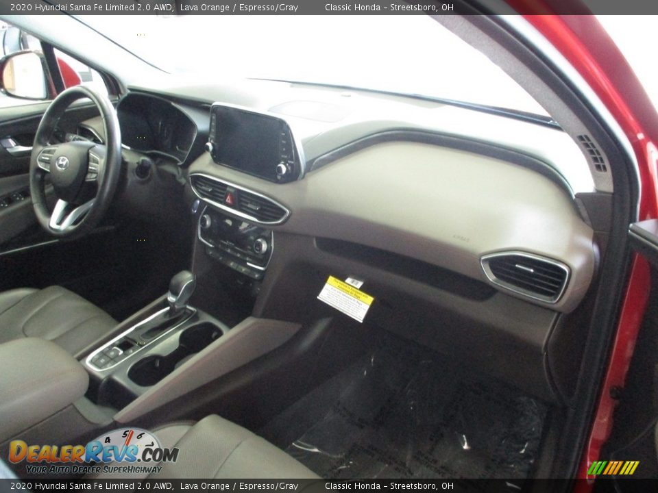 2020 Hyundai Santa Fe Limited 2.0 AWD Lava Orange / Espresso/Gray Photo #19