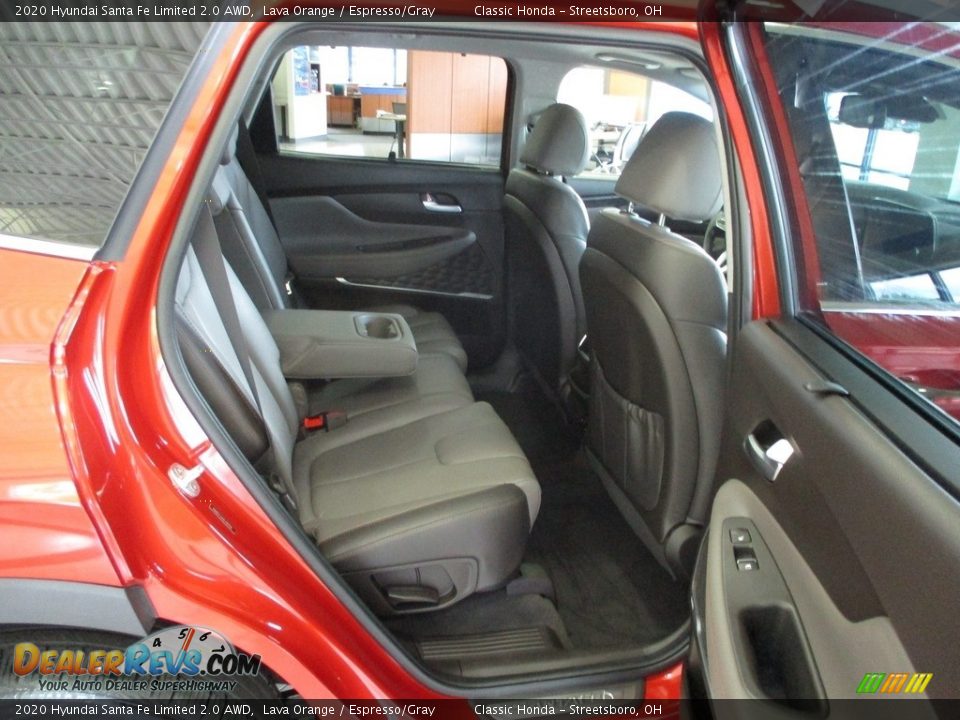 2020 Hyundai Santa Fe Limited 2.0 AWD Lava Orange / Espresso/Gray Photo #21