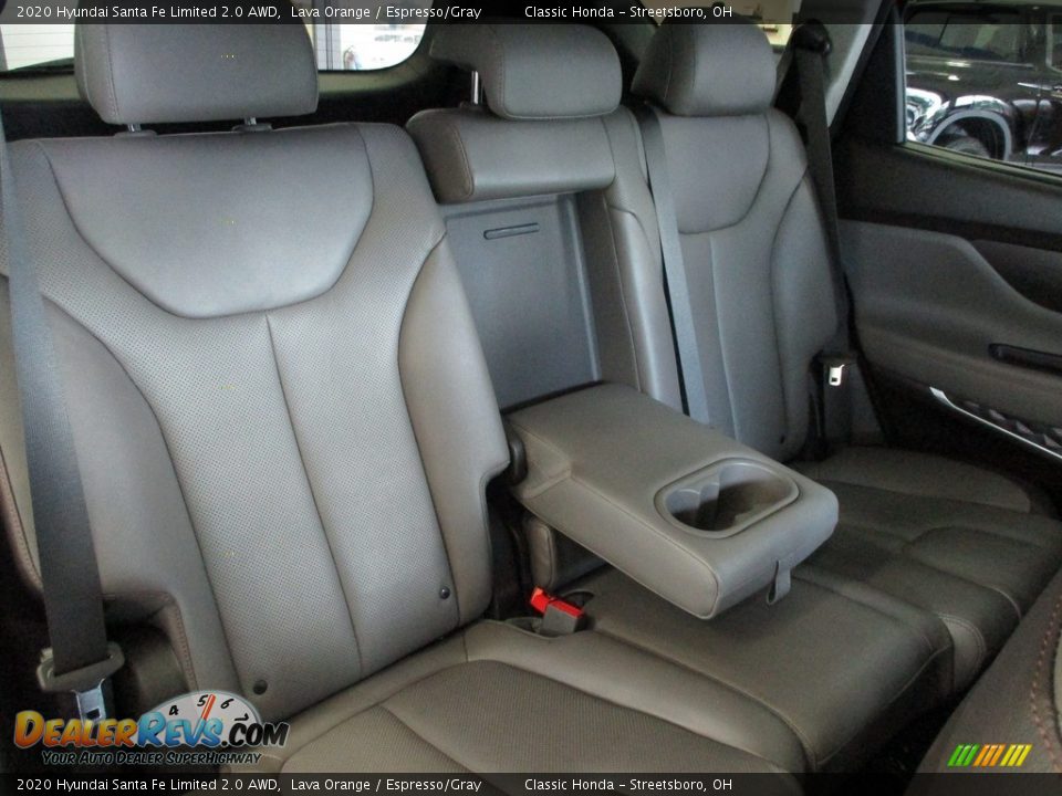 2020 Hyundai Santa Fe Limited 2.0 AWD Lava Orange / Espresso/Gray Photo #22