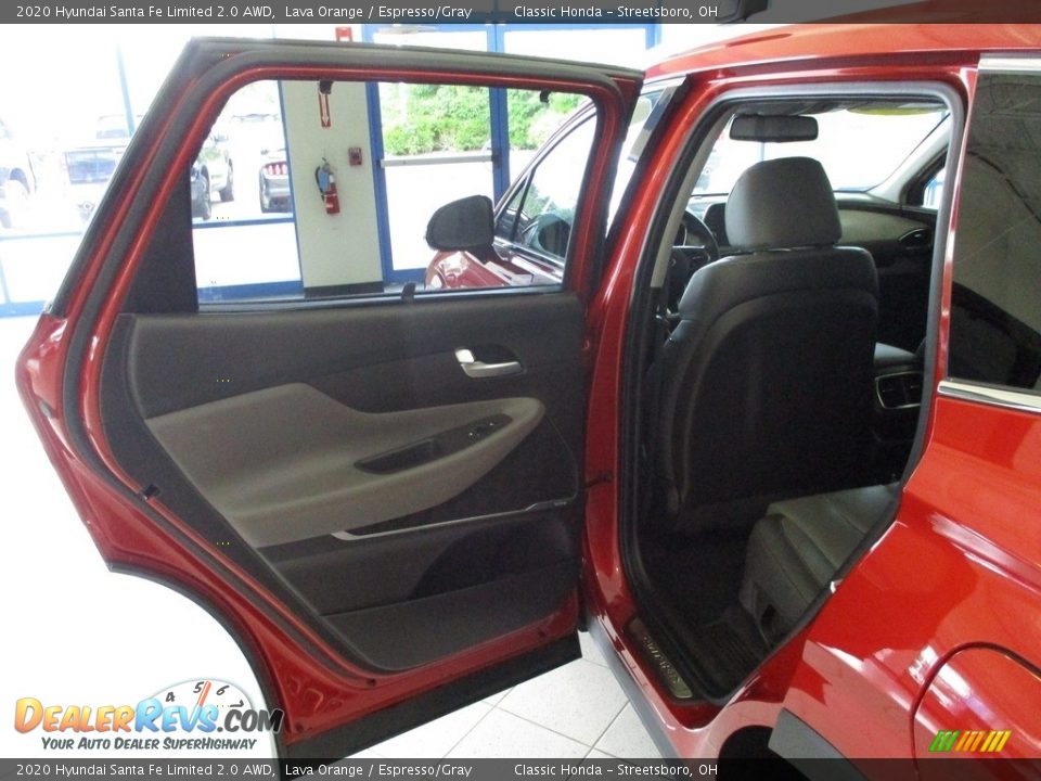 2020 Hyundai Santa Fe Limited 2.0 AWD Lava Orange / Espresso/Gray Photo #23
