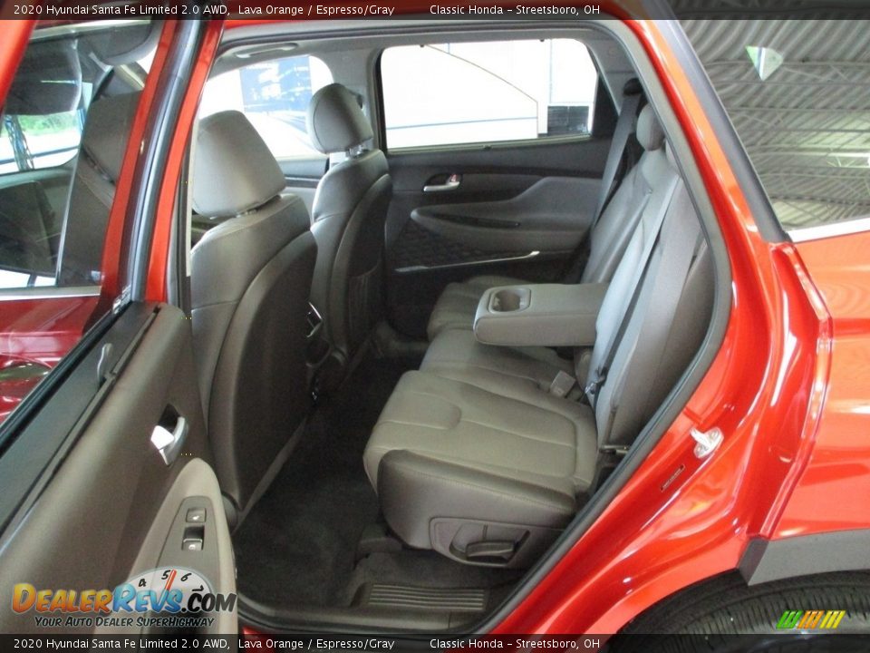 2020 Hyundai Santa Fe Limited 2.0 AWD Lava Orange / Espresso/Gray Photo #24