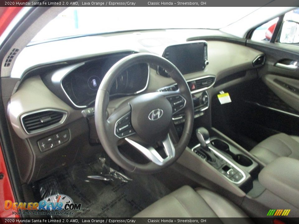 2020 Hyundai Santa Fe Limited 2.0 AWD Lava Orange / Espresso/Gray Photo #29