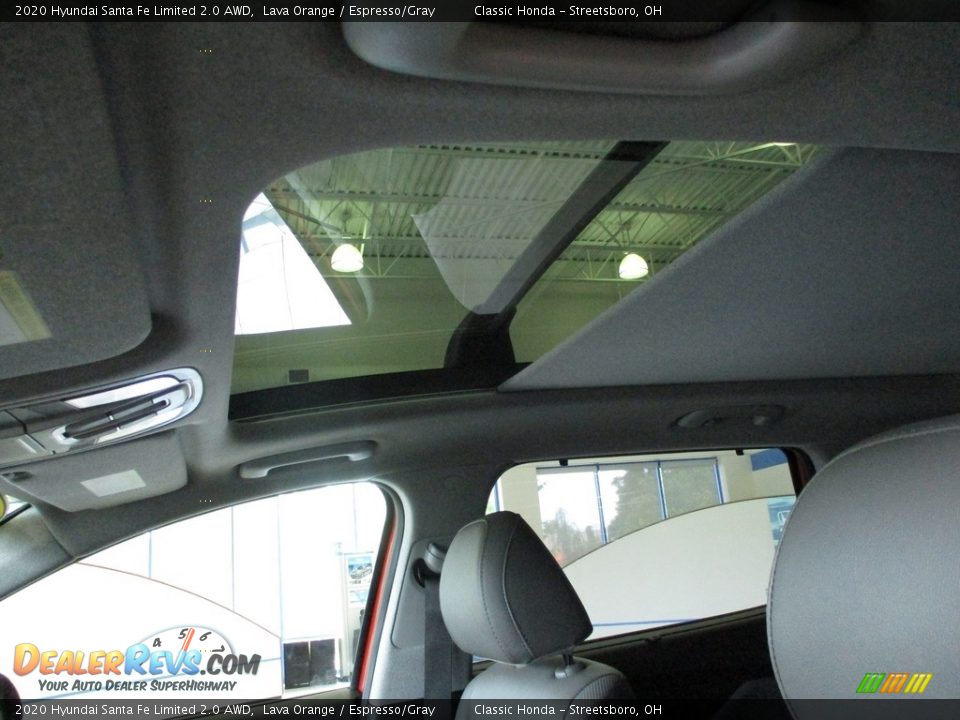 2020 Hyundai Santa Fe Limited 2.0 AWD Lava Orange / Espresso/Gray Photo #30