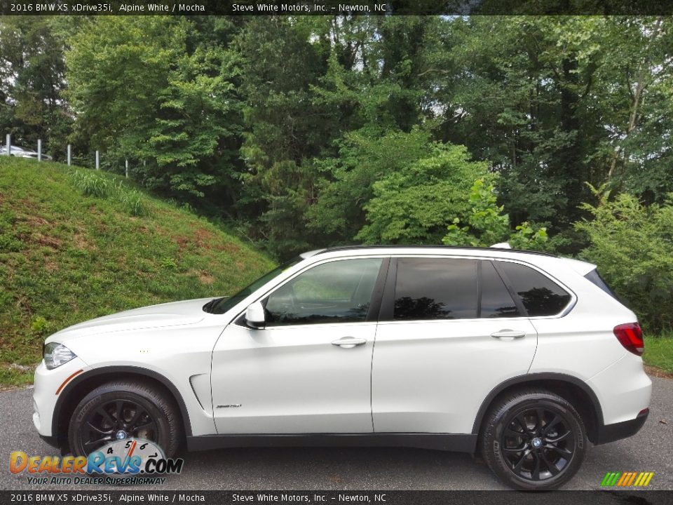 2016 BMW X5 xDrive35i Alpine White / Mocha Photo #1