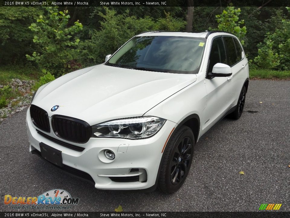 2016 BMW X5 xDrive35i Alpine White / Mocha Photo #2