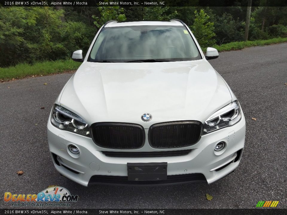 2016 BMW X5 xDrive35i Alpine White / Mocha Photo #3