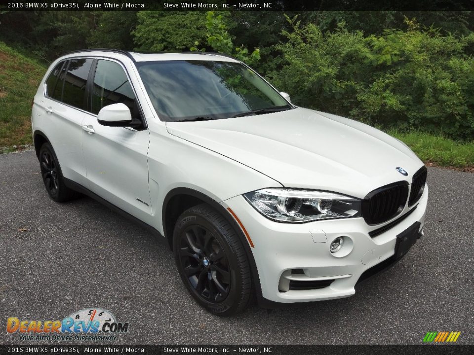 2016 BMW X5 xDrive35i Alpine White / Mocha Photo #4