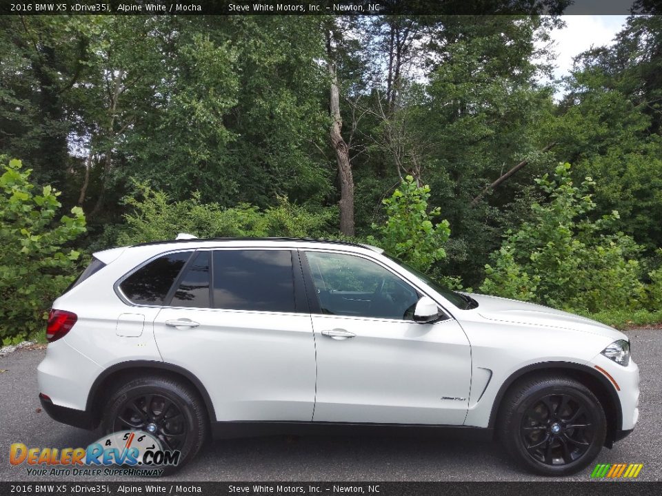 2016 BMW X5 xDrive35i Alpine White / Mocha Photo #5