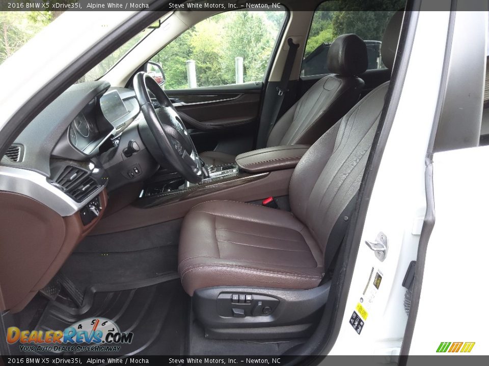 2016 BMW X5 xDrive35i Alpine White / Mocha Photo #7