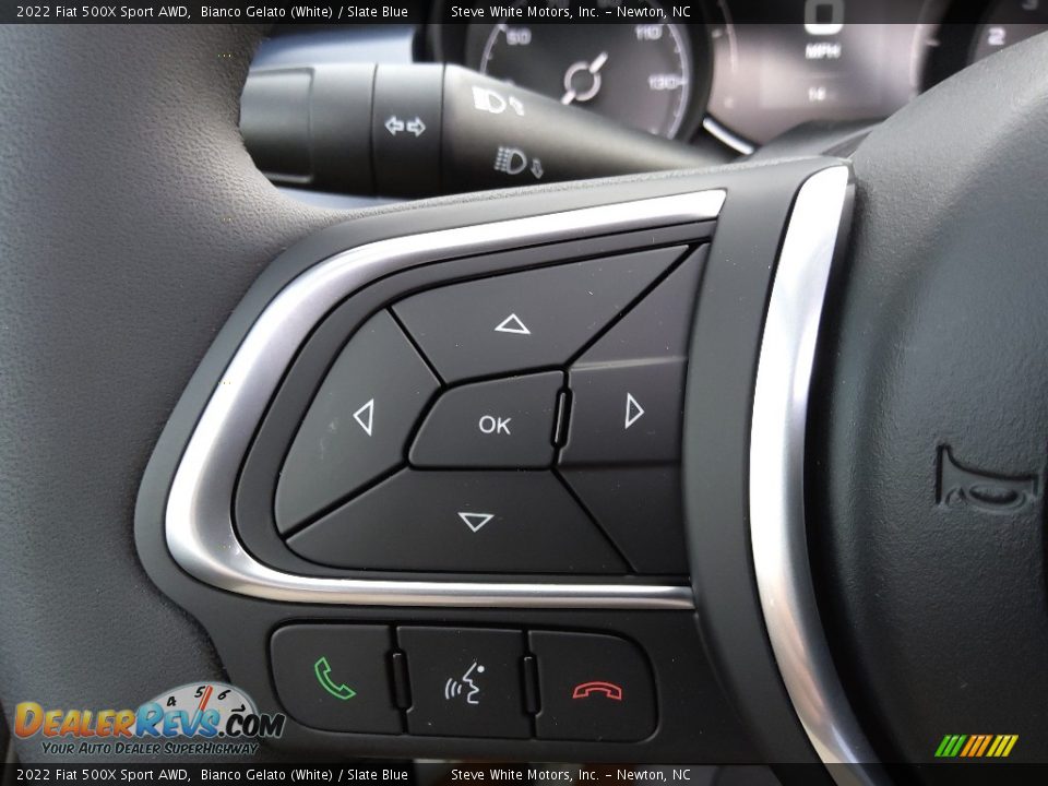 2022 Fiat 500X Sport AWD Steering Wheel Photo #18