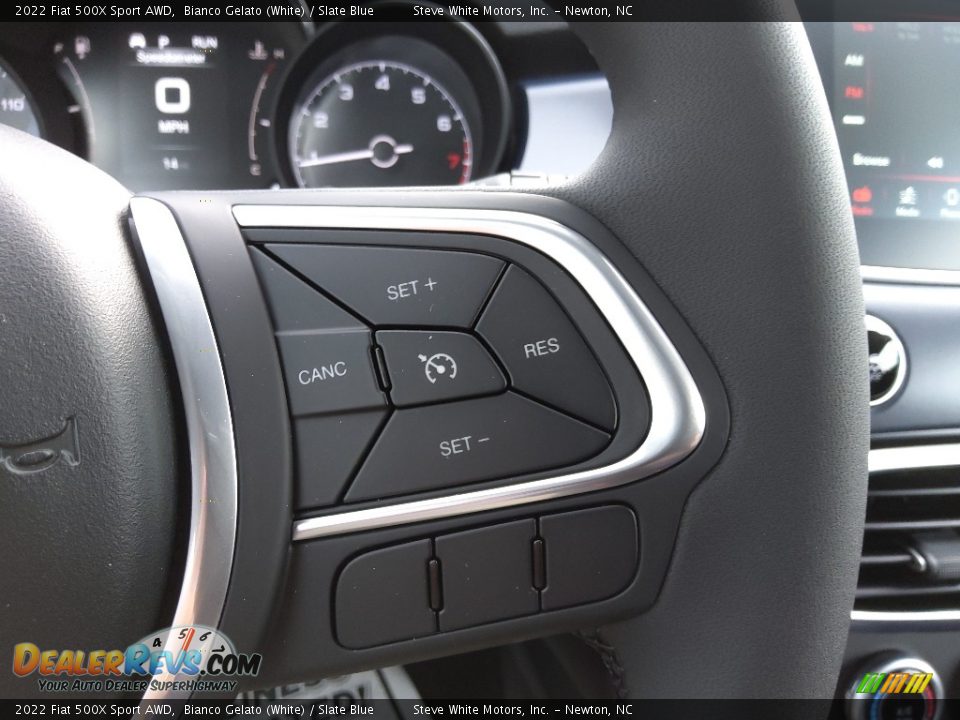 2022 Fiat 500X Sport AWD Steering Wheel Photo #19
