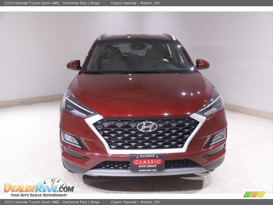 2020 Hyundai Tucson Sport AWD Gemstone Red / Beige Photo #2