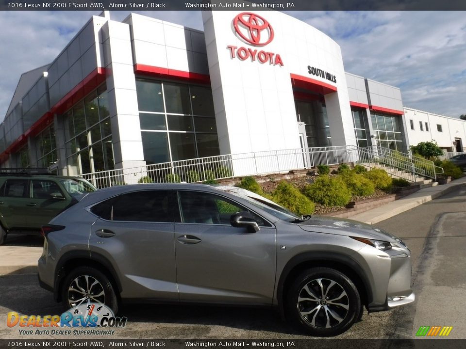 2016 Lexus NX 200t F Sport AWD Atomic Silver / Black Photo #2