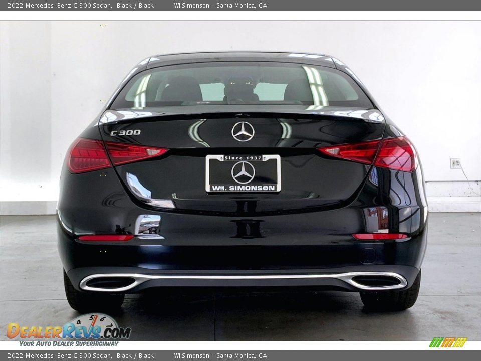 2022 Mercedes-Benz C 300 Sedan Black / Black Photo #3