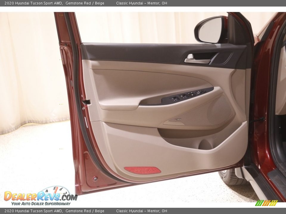 2020 Hyundai Tucson Sport AWD Gemstone Red / Beige Photo #4