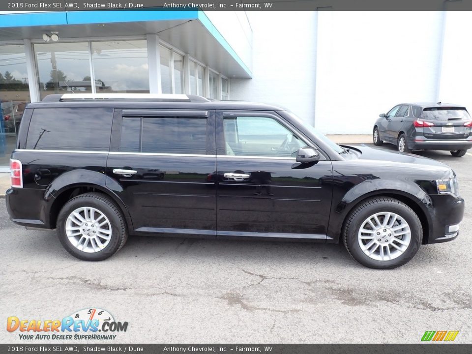 Shadow Black 2018 Ford Flex SEL AWD Photo #2