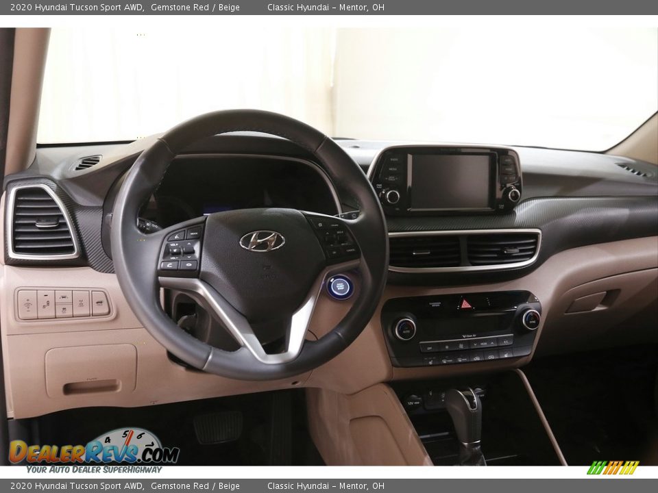 2020 Hyundai Tucson Sport AWD Gemstone Red / Beige Photo #6
