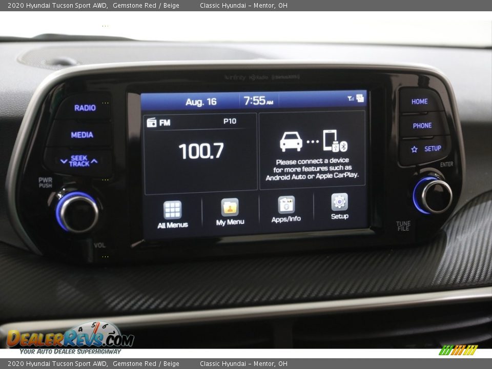 2020 Hyundai Tucson Sport AWD Gemstone Red / Beige Photo #10