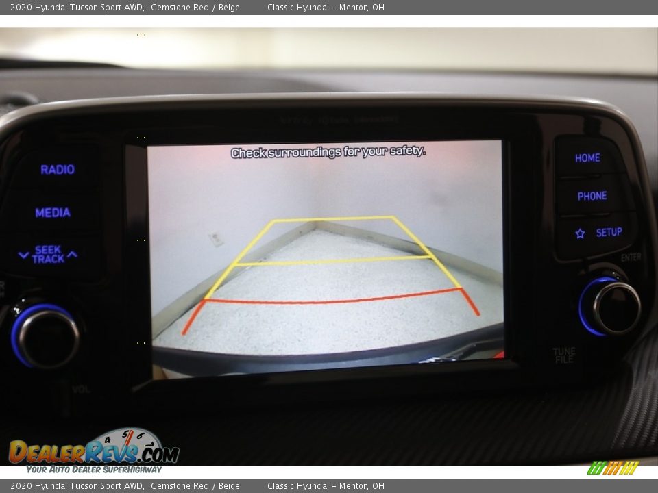 2020 Hyundai Tucson Sport AWD Gemstone Red / Beige Photo #11