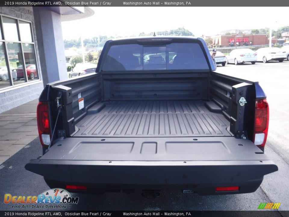 2019 Honda Ridgeline RTL AWD Obsidian Blue Pearl / Gray Photo #11