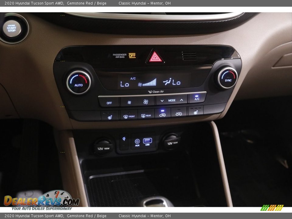 2020 Hyundai Tucson Sport AWD Gemstone Red / Beige Photo #12
