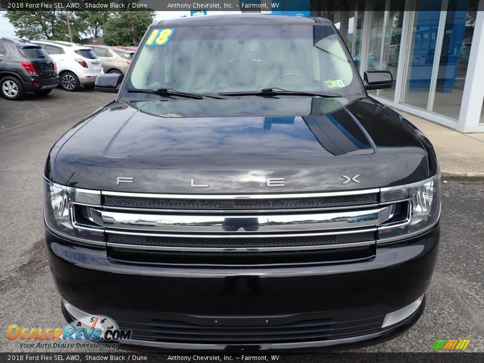 Shadow Black 2018 Ford Flex SEL AWD Photo #9