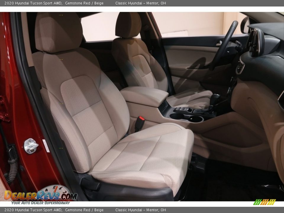 2020 Hyundai Tucson Sport AWD Gemstone Red / Beige Photo #14