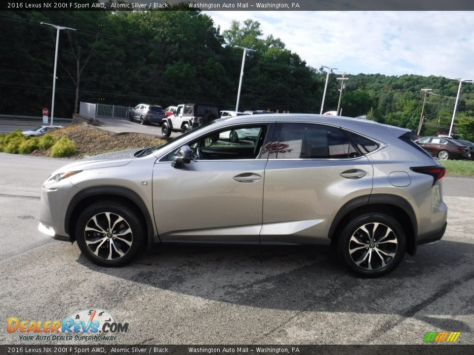 2016 Lexus NX 200t F Sport AWD Atomic Silver / Black Photo #15