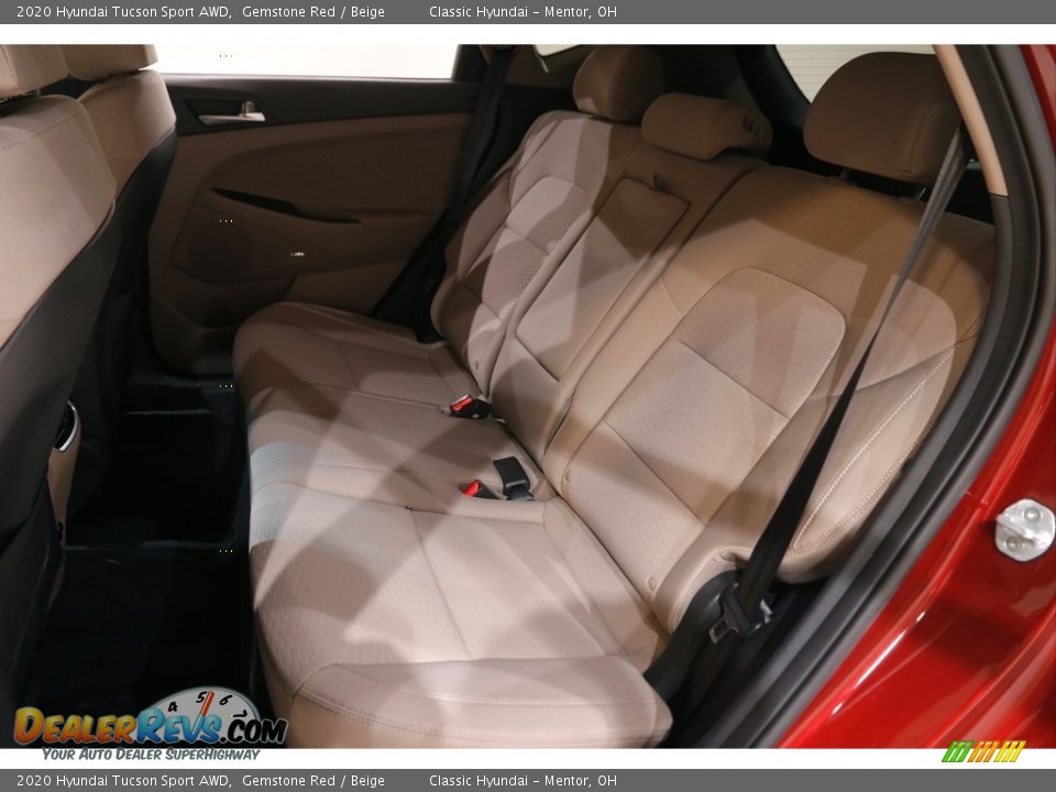 2020 Hyundai Tucson Sport AWD Gemstone Red / Beige Photo #16
