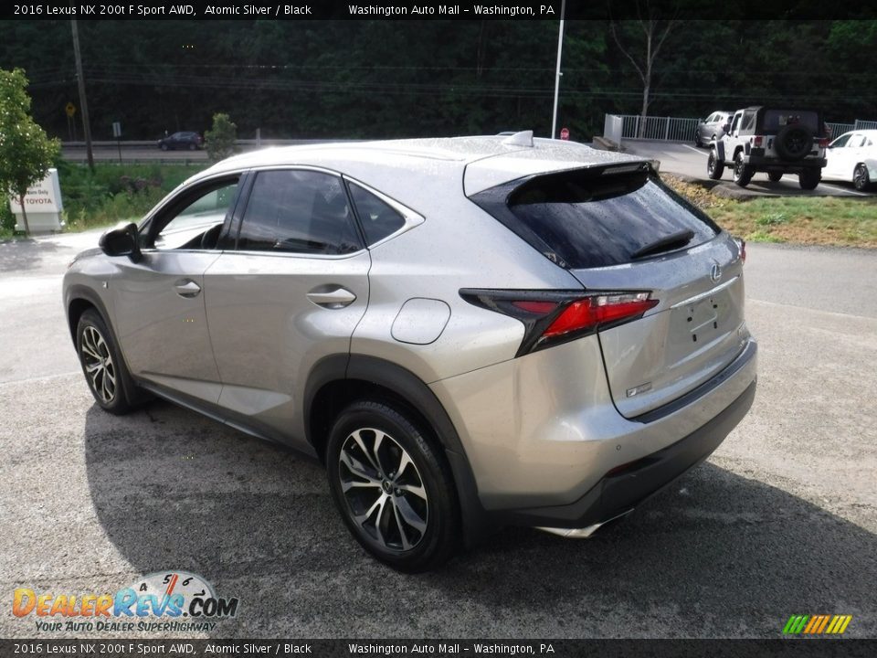 2016 Lexus NX 200t F Sport AWD Atomic Silver / Black Photo #16