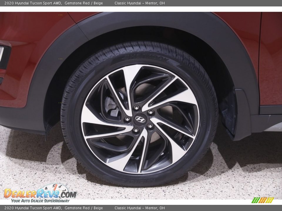2020 Hyundai Tucson Sport AWD Gemstone Red / Beige Photo #19