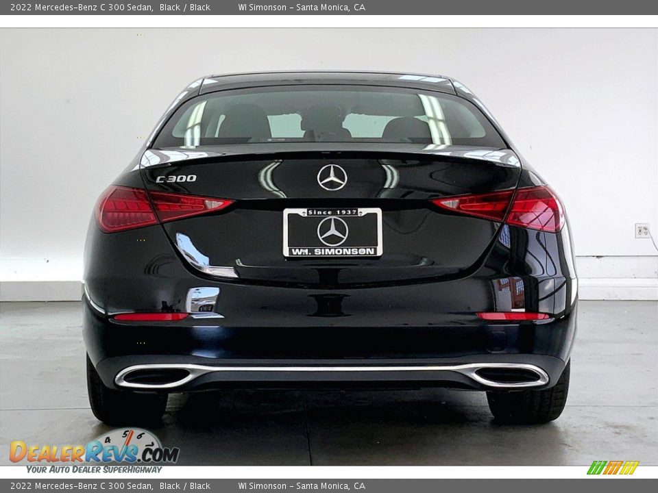 2022 Mercedes-Benz C 300 Sedan Black / Black Photo #3