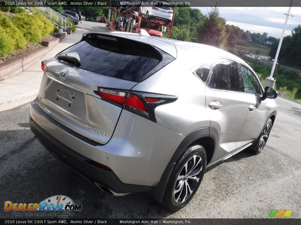 2016 Lexus NX 200t F Sport AWD Atomic Silver / Black Photo #19