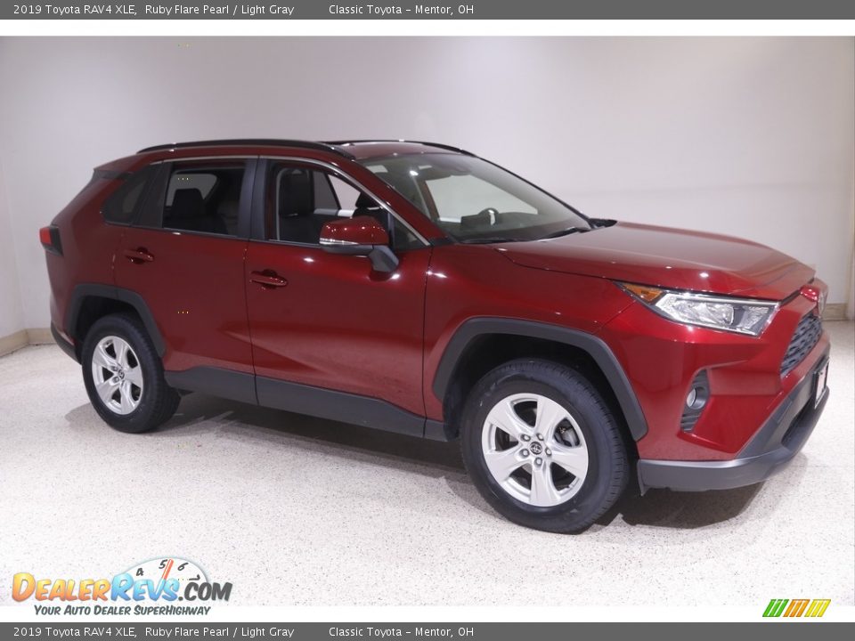 2019 Toyota RAV4 XLE Ruby Flare Pearl / Light Gray Photo #1