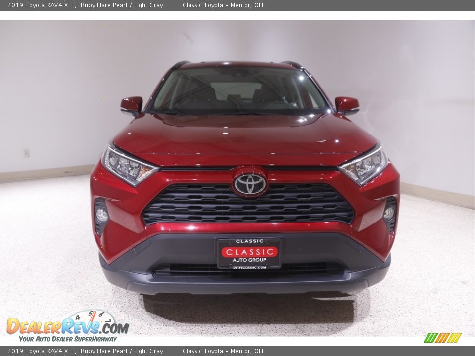 2019 Toyota RAV4 XLE Ruby Flare Pearl / Light Gray Photo #2