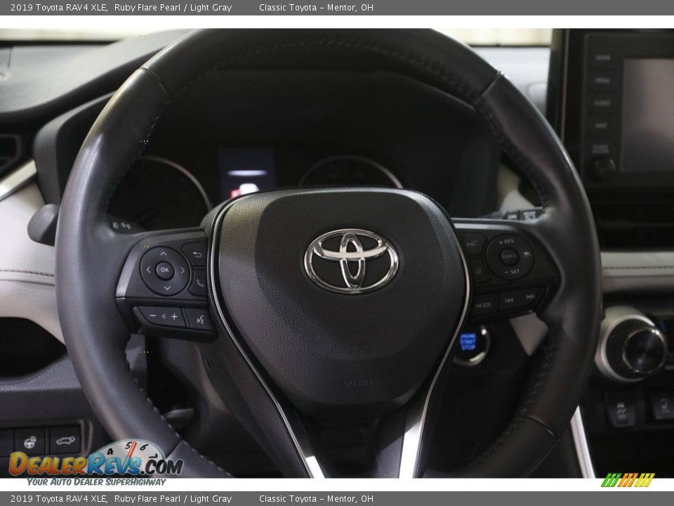 2019 Toyota RAV4 XLE Ruby Flare Pearl / Light Gray Photo #7